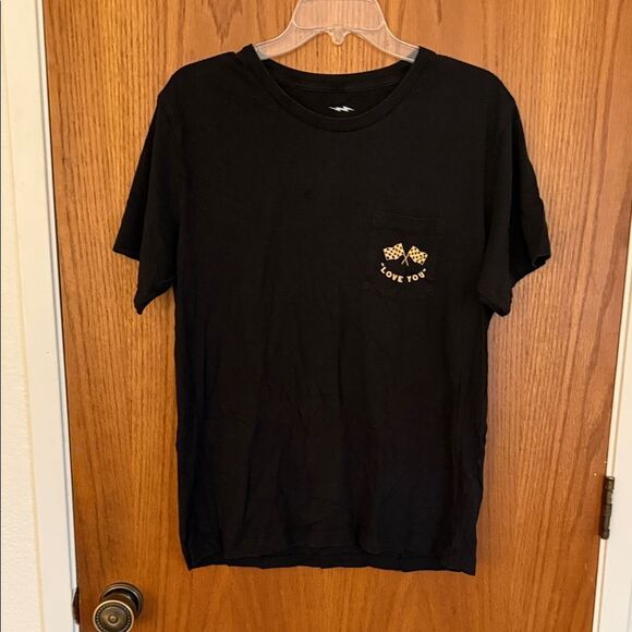 Brother Tops - Brother Motm Black T-Shirt with White Text